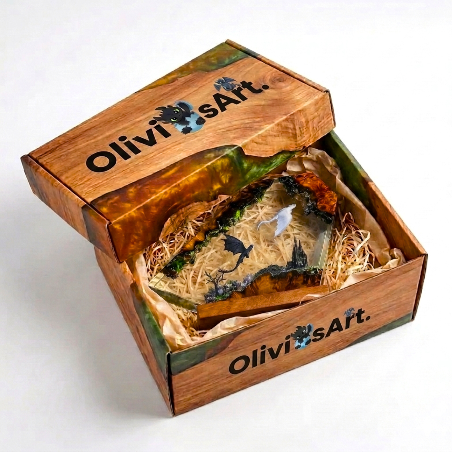 Olivia'sArt™ - 3D LED Resin Lamp