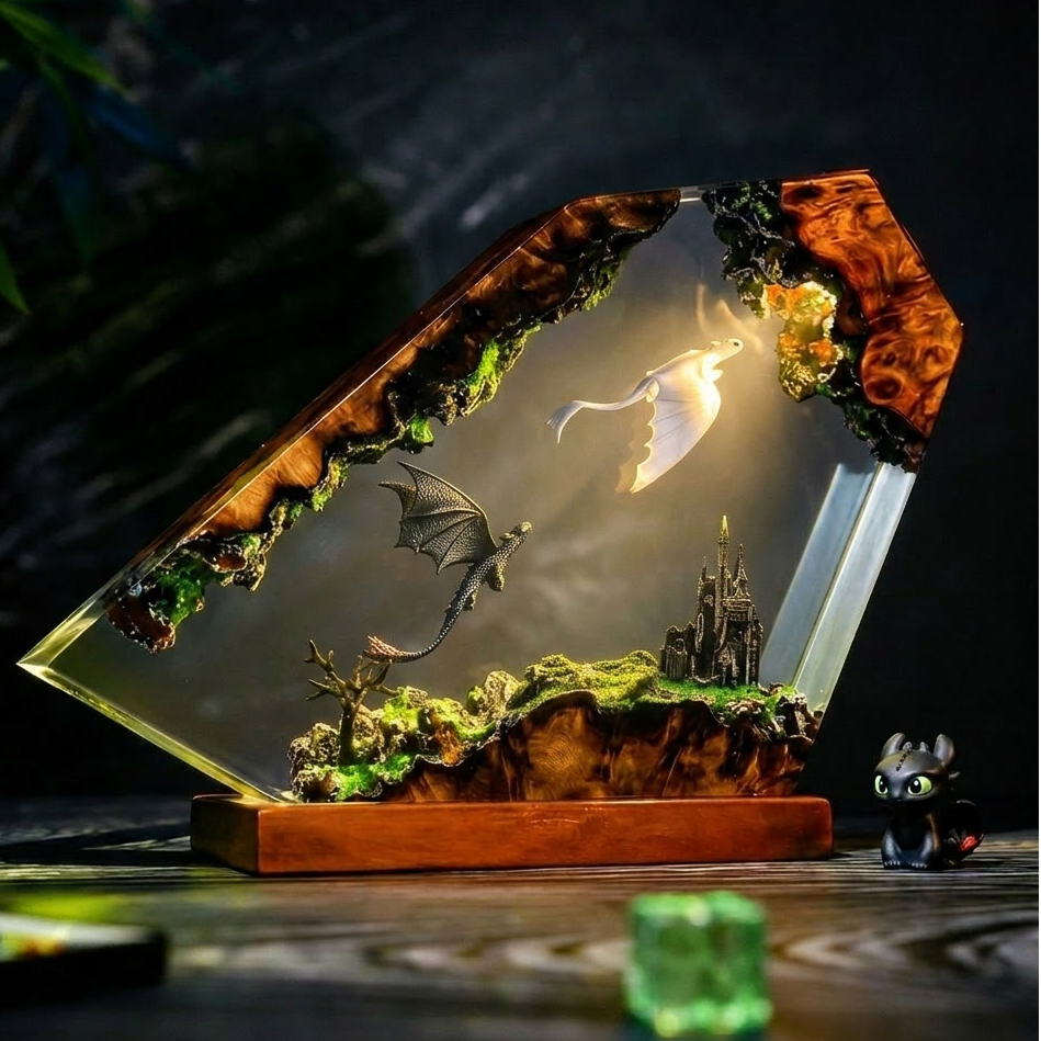 Olivia'sArt™ - 3D LED Resin Lamp